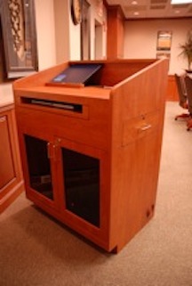 Conference room multimedia lectern